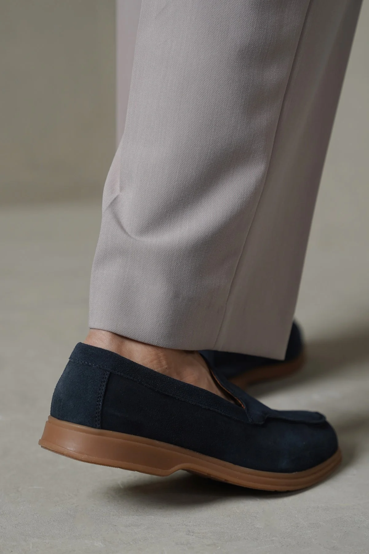 SUEDE LEATHER SLIP-ON LOAFERS - Image 4