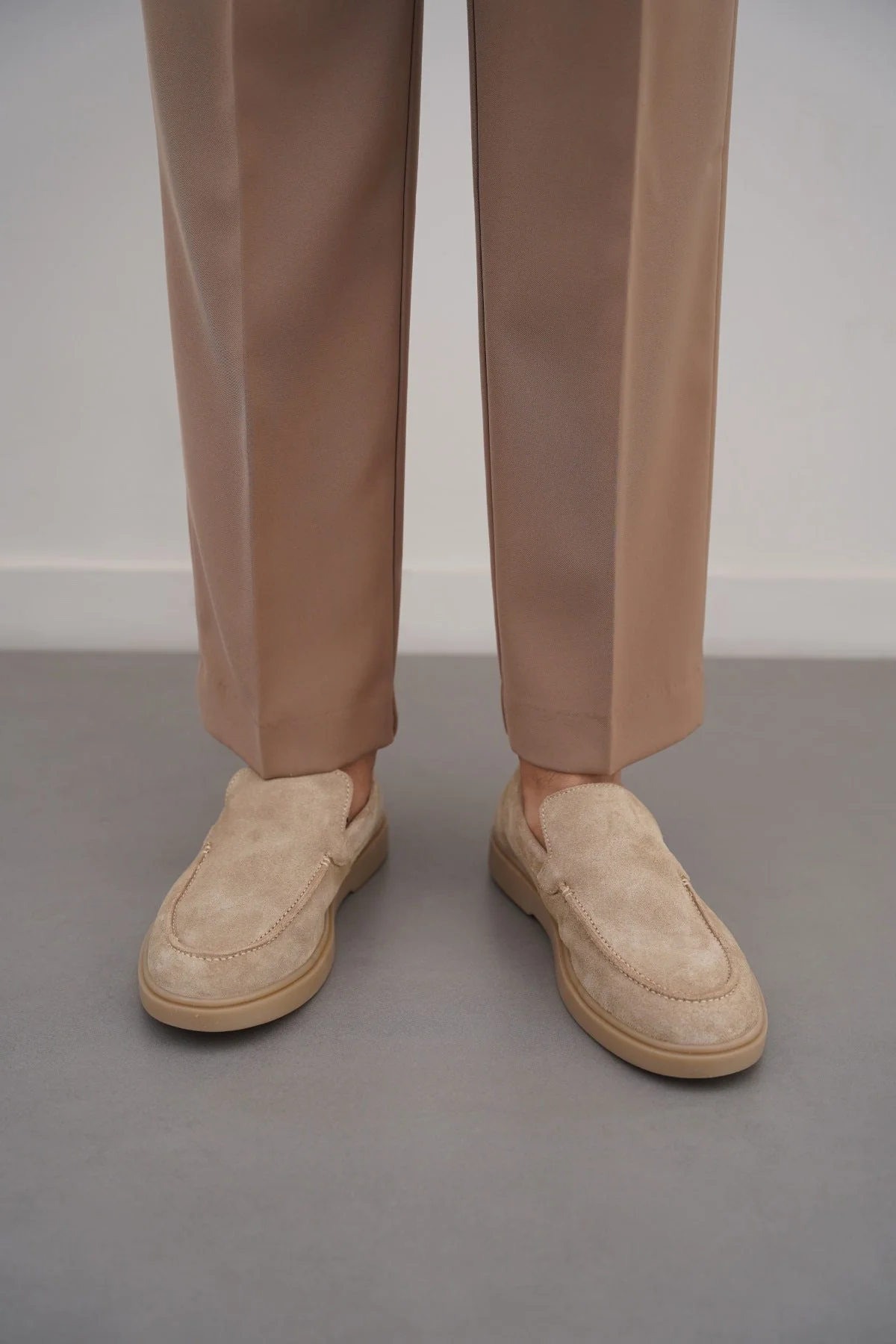 SUEDE LEATHER SLIP-ON LOAFERS - Image 3