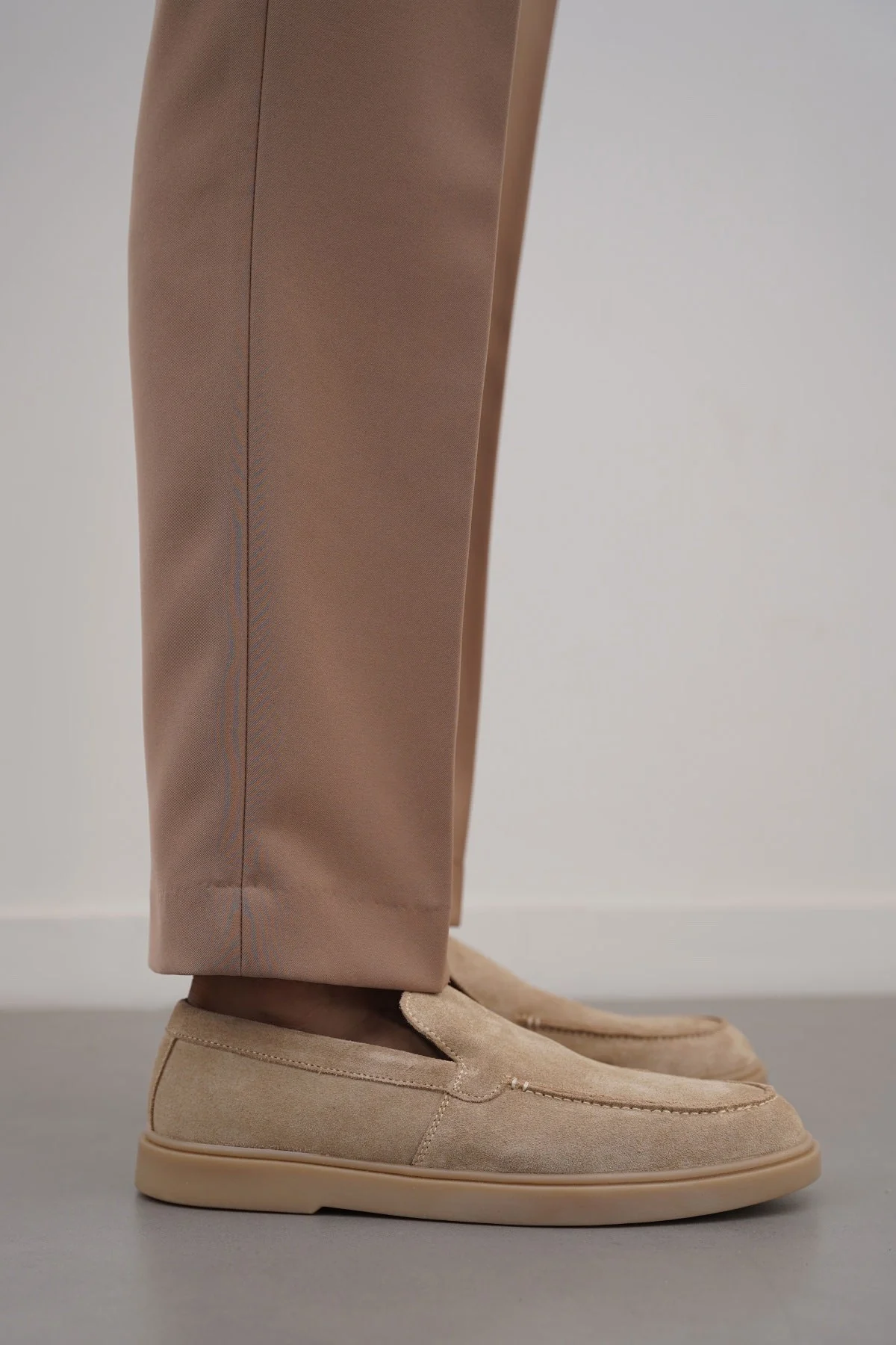 SUEDE LEATHER SLIP-ON LOAFERS - Image 4