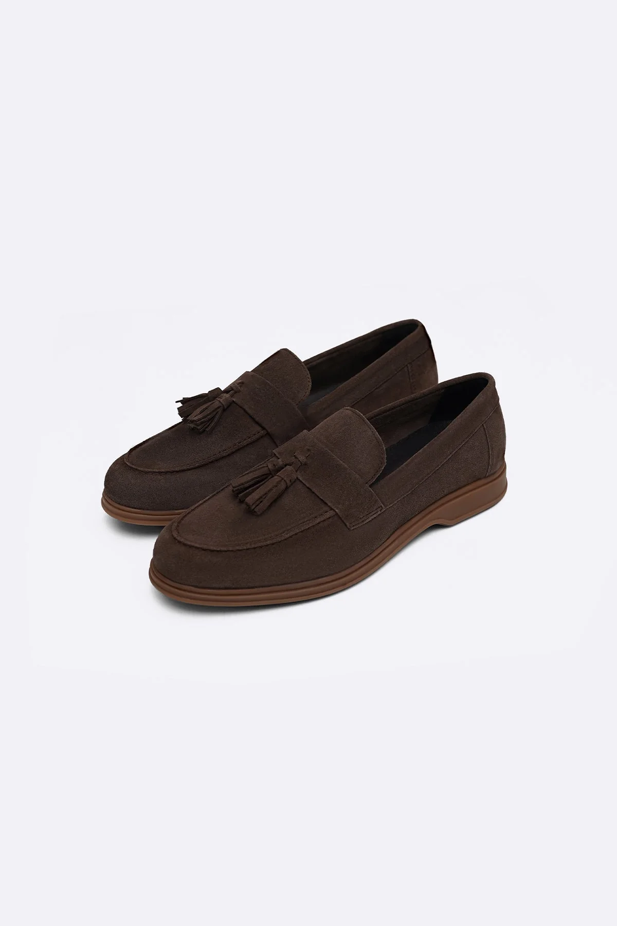 SUEDE LEATHER TASSEL LOAFERS - Image 6