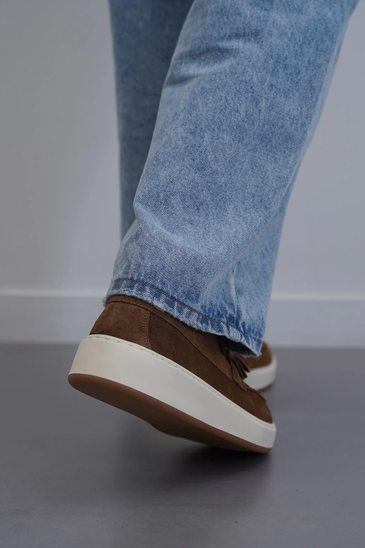SUEDE LEATHER TASSEL LOAFERS - Image 6