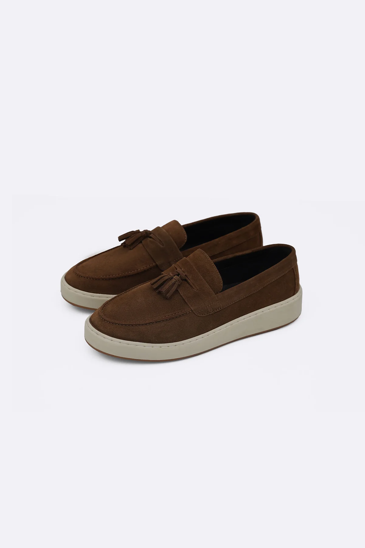 SUEDE LEATHER TASSEL LOAFERS - Image 7
