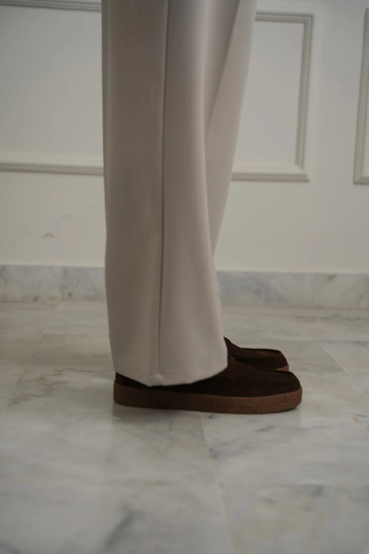 SUEDE PENNY FLATS - Image 5