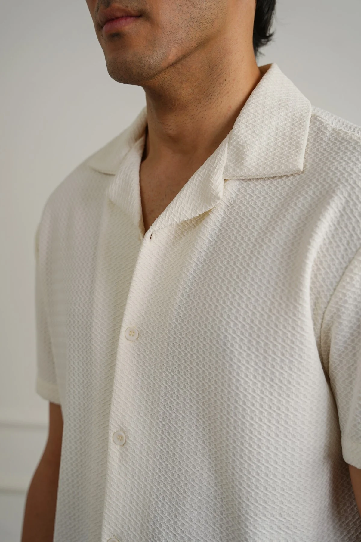 SUMMER KNIT BUTTON DOWN - Image 3