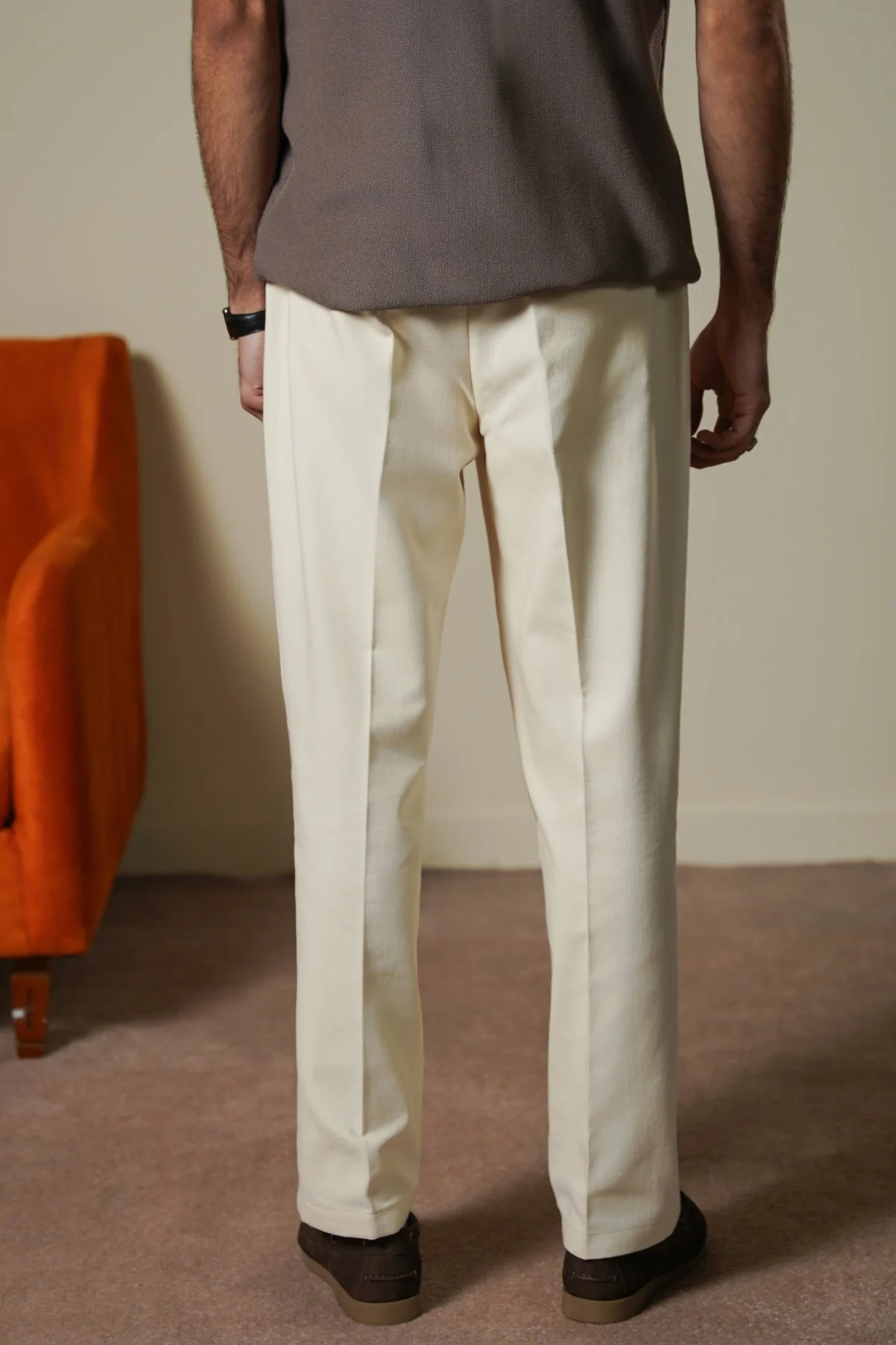 TAILORED TWILL PANTS - Image 4