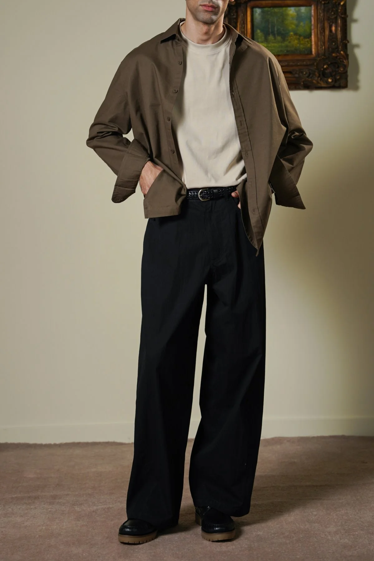 TECHNICAL FABRIC BALLOON PANTS