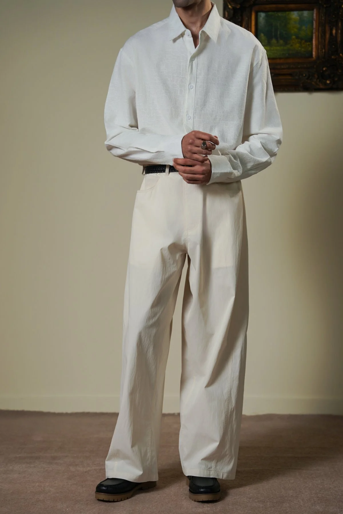 TECHNICAL FABRIC BALLOON PANTS