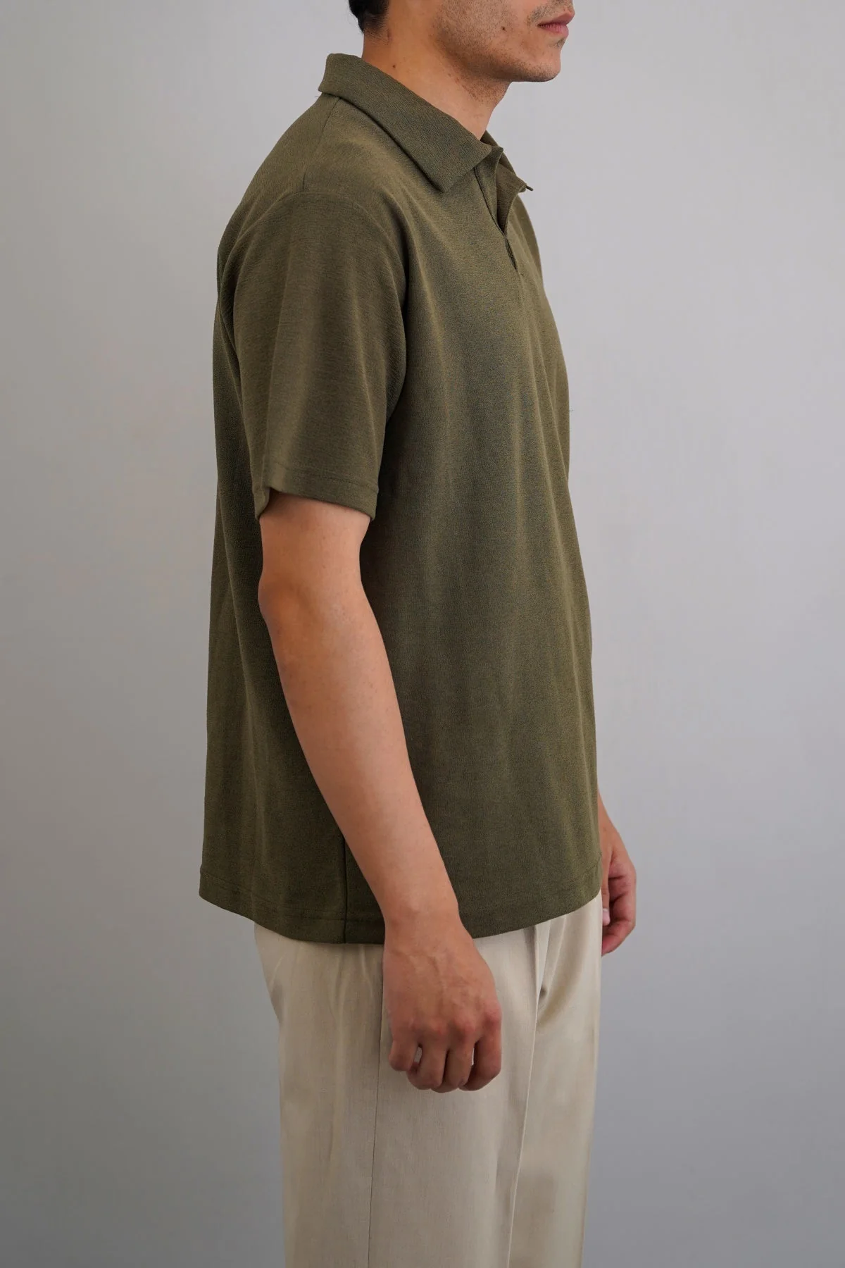 TEXTURED ESSENTIAL POLO - Image 6