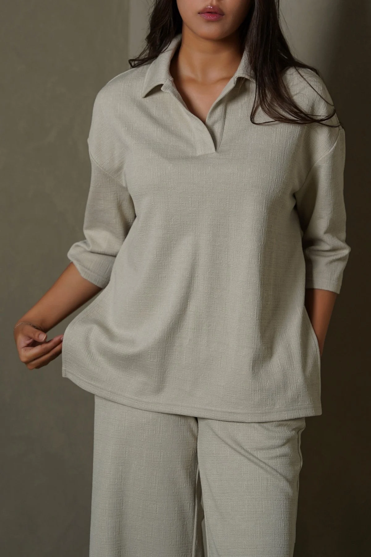 TEXTURED POLO