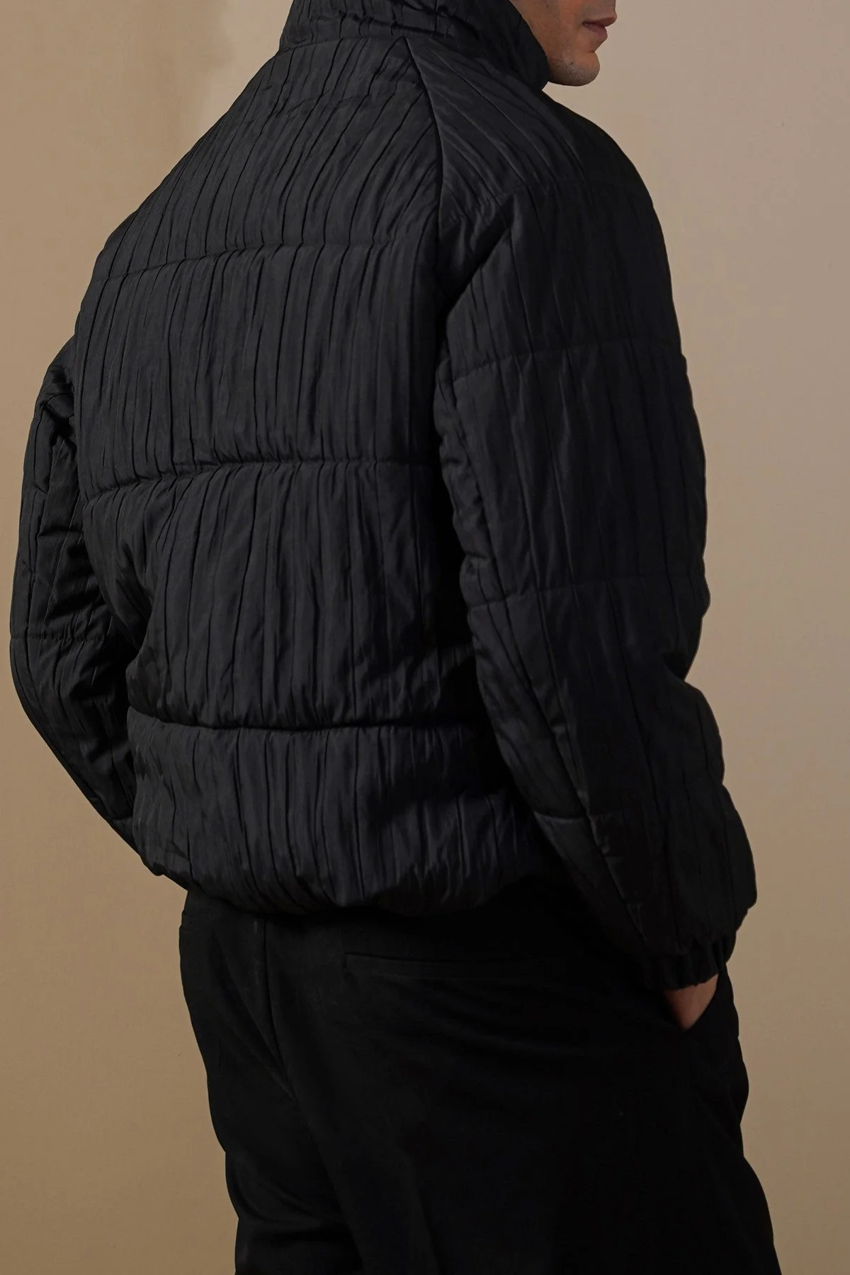 TEXTURED PUFFER JACKET - Image 4