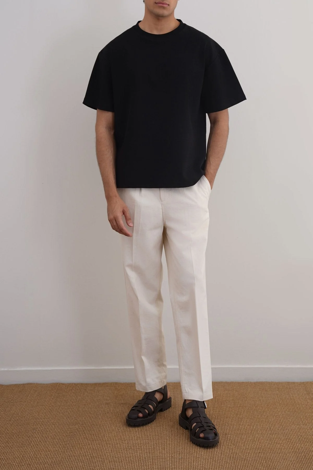 TEXTURED KNITTED CREW - Image 3