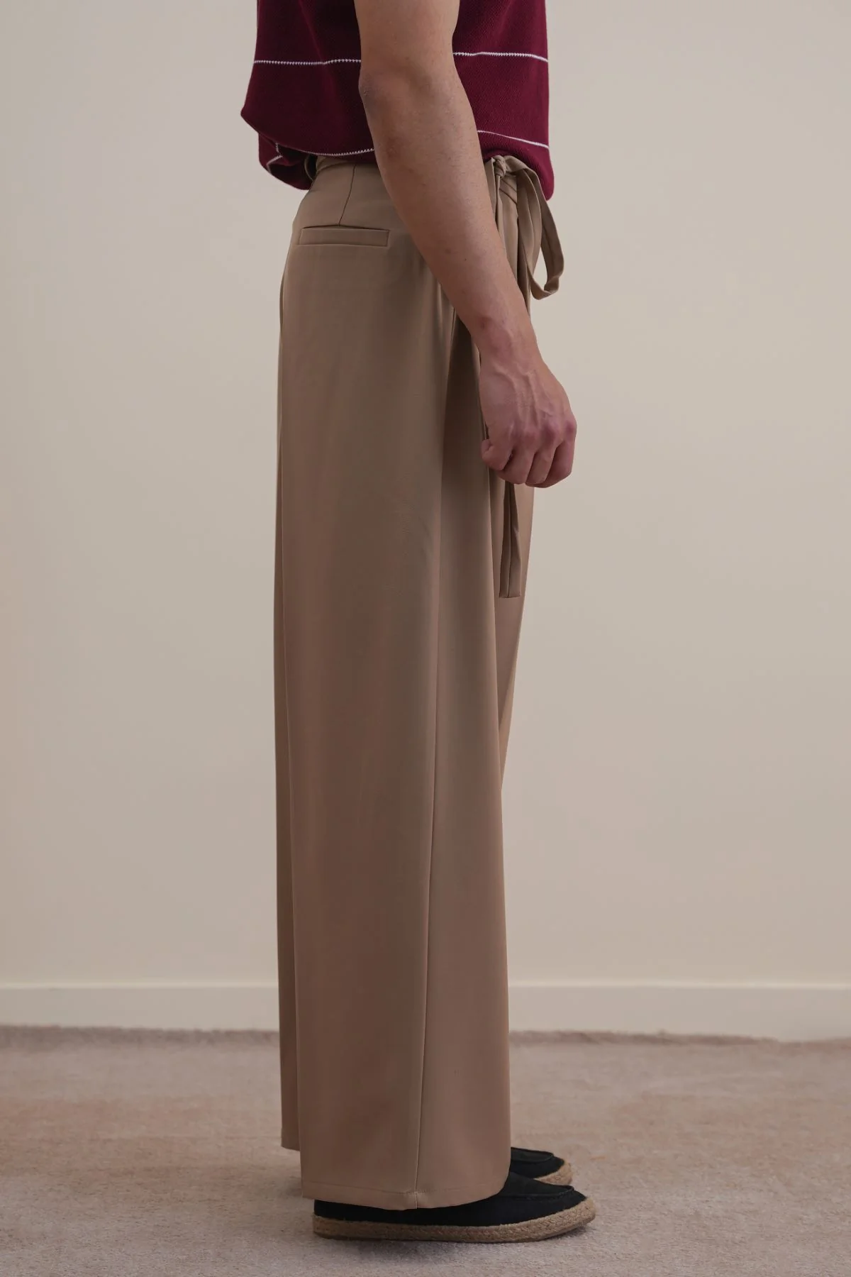 TIE UP SLOUCHY PANTS - Image 4