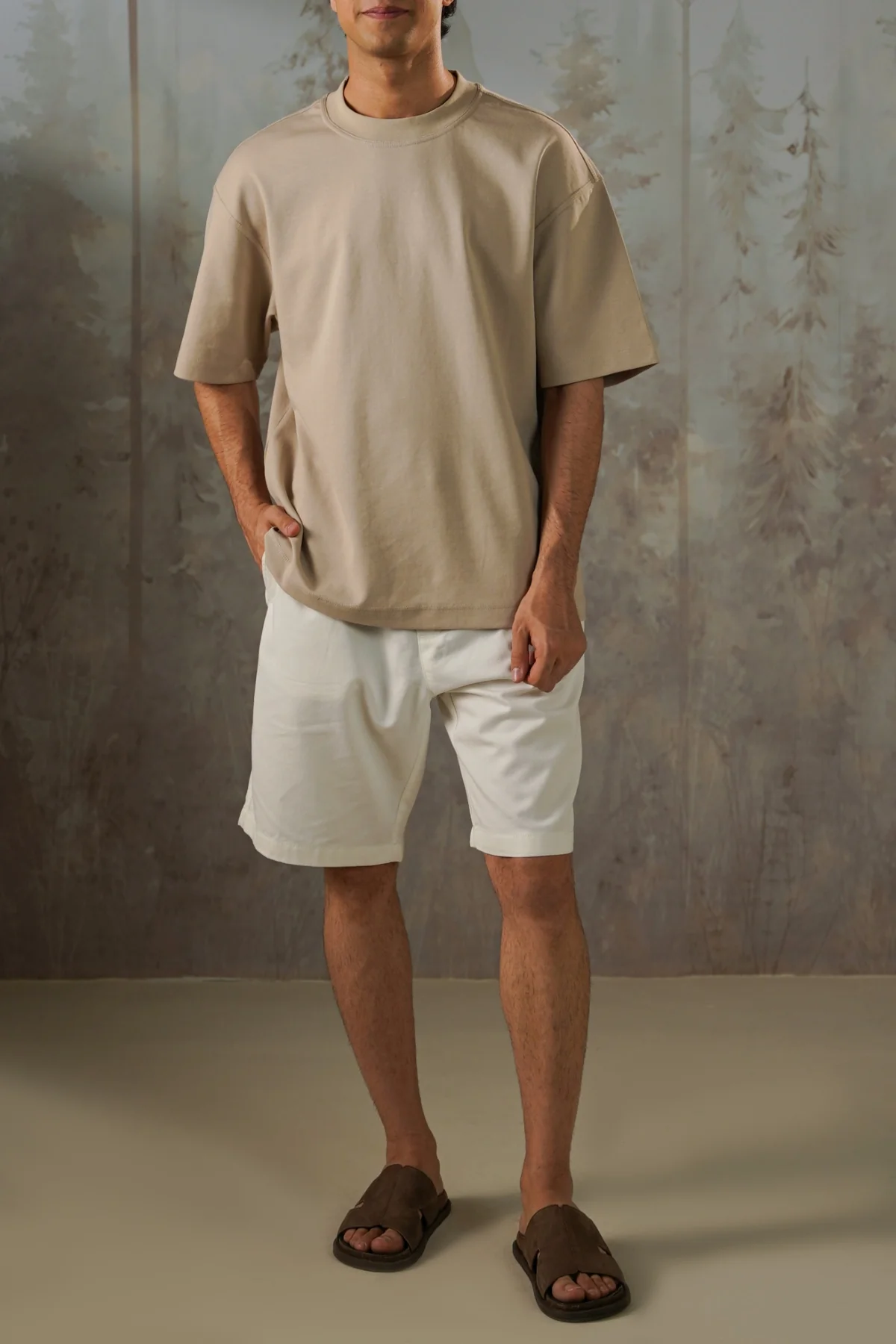 TWILL COTTON SHORTS - Image 4