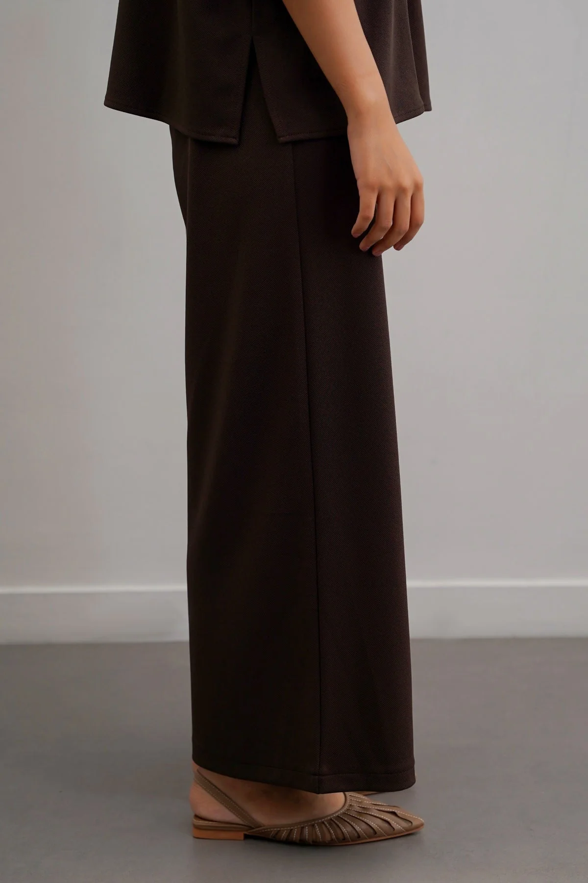 TWILL TEXTURED CULOTTES - Image 4