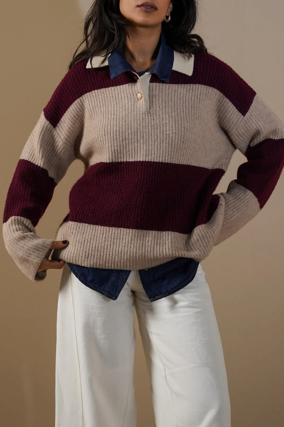 VARSITY STRIPE SWEATER - Image 3