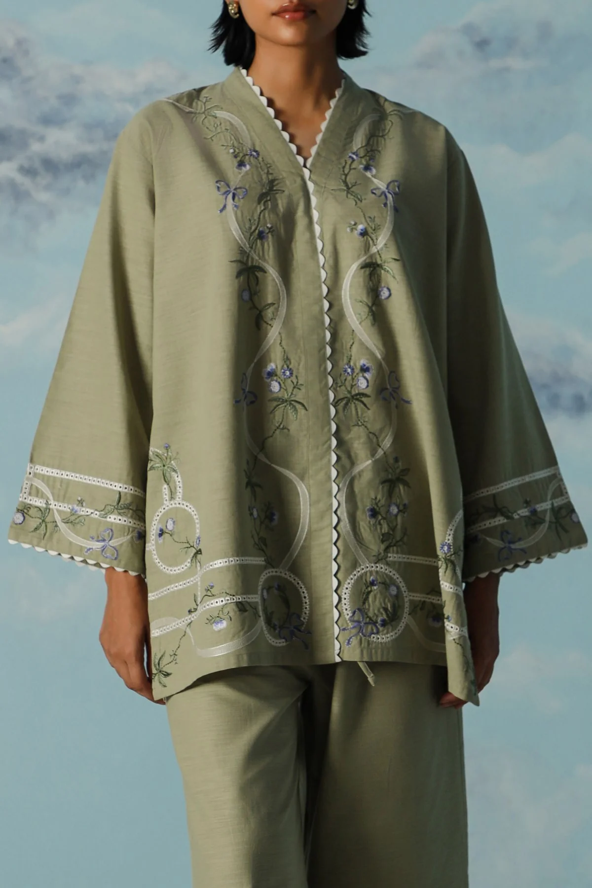 VIOLA AND SAGE EMBROIDERED SHIRT - Image 7