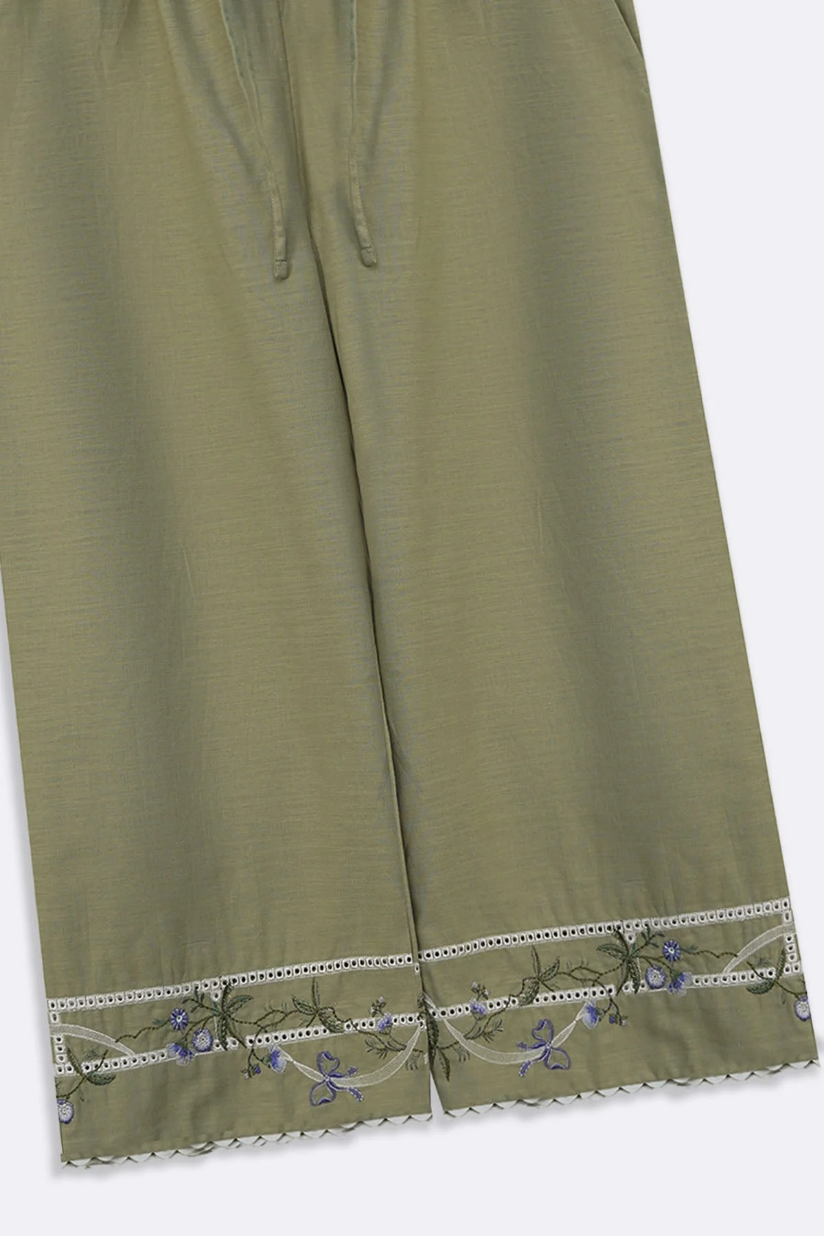 VIOLET AND SAGE EMBROIDERED CULOTTES - Image 5