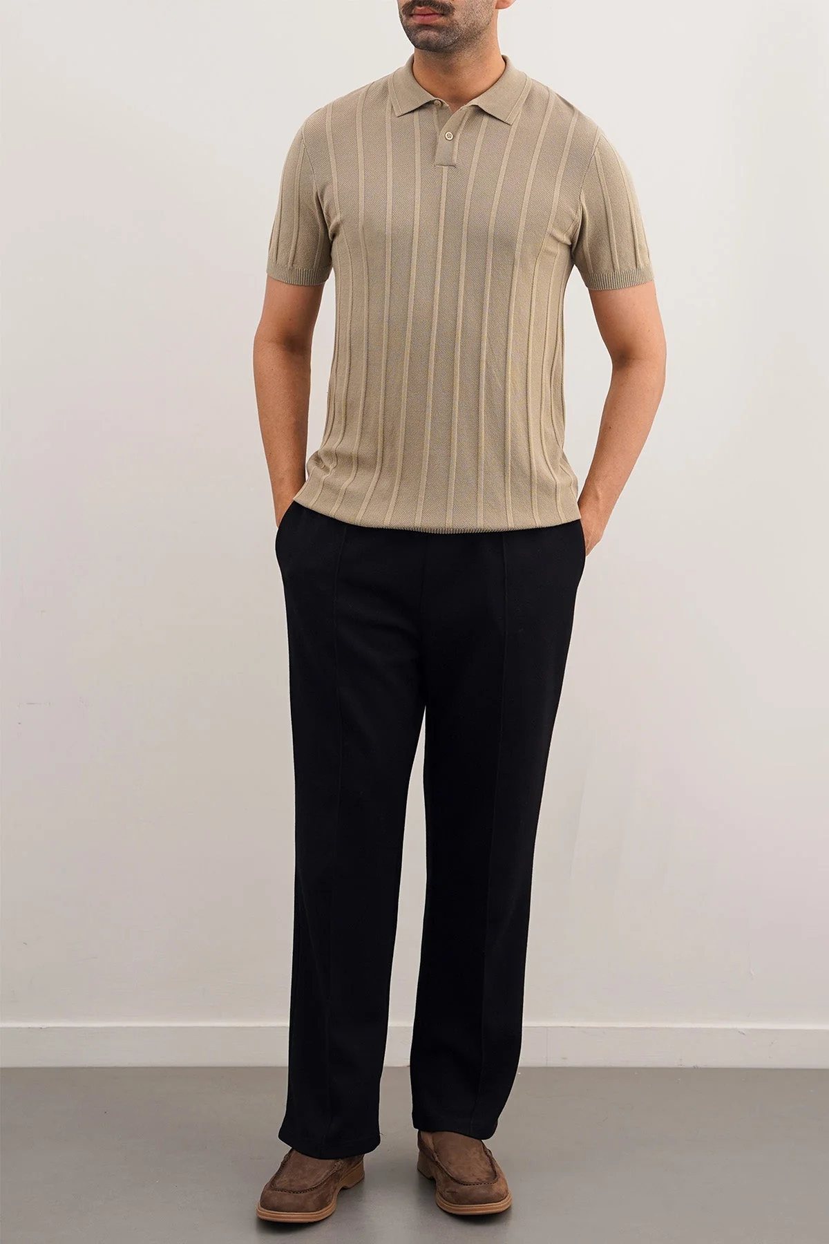 VISCOSE KNIT POLO - Image 4