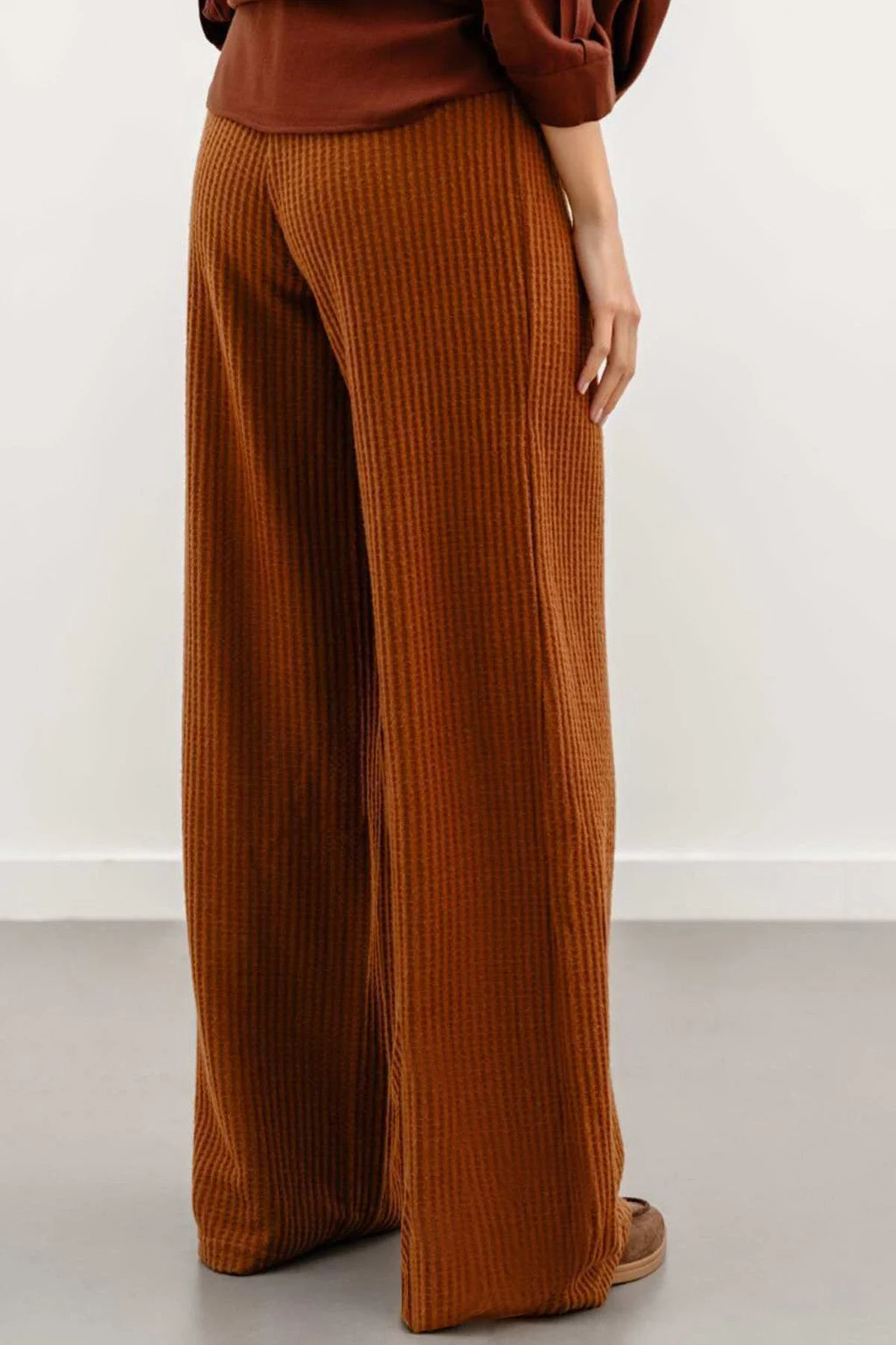 WAFFLE KNIT PANTS - Image 5