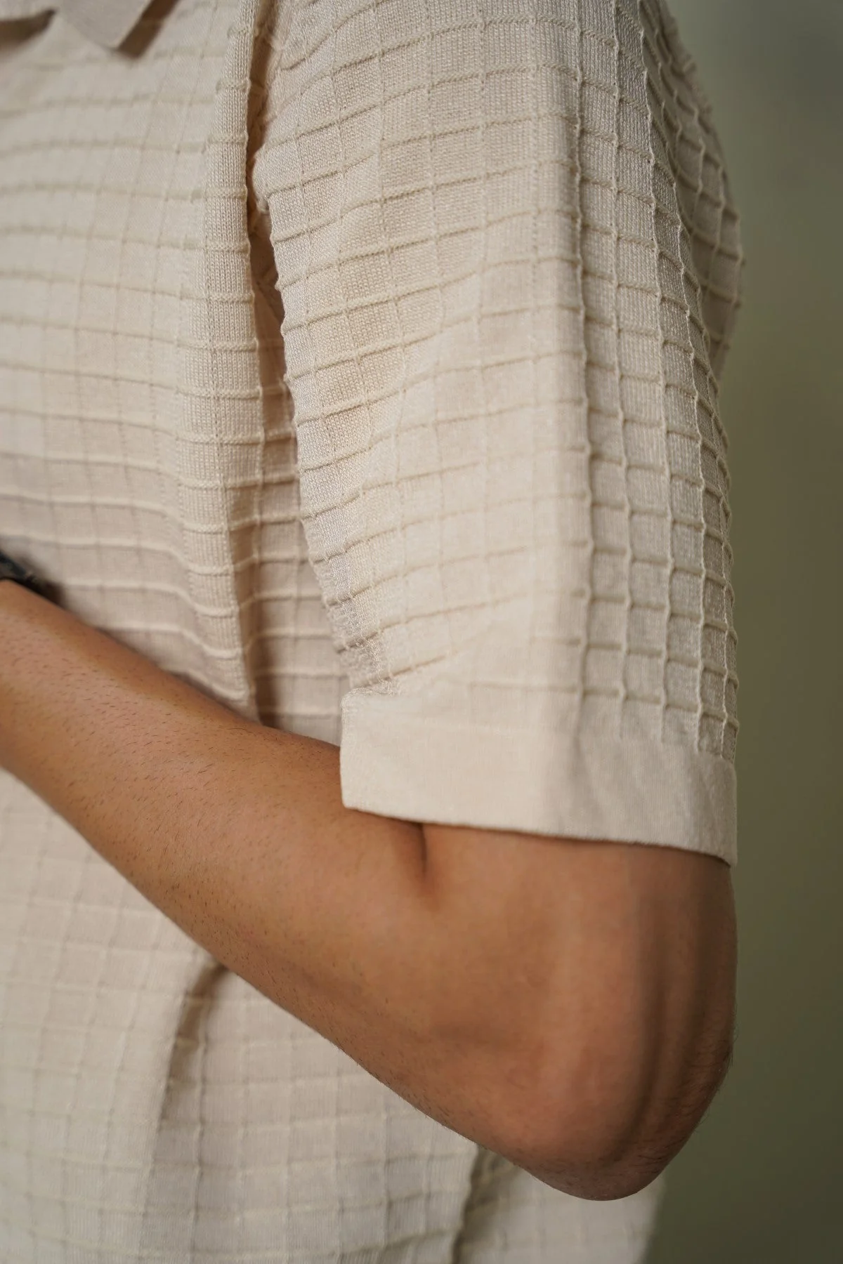 WAFFLE-KNIT SHIRT - Image 7