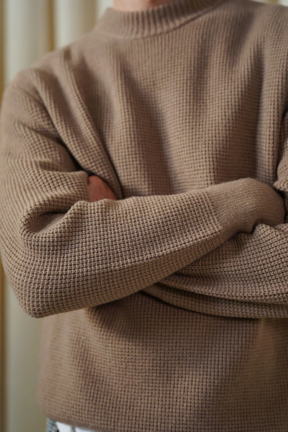 WAFFLE KNIT SWEATER - Image 2