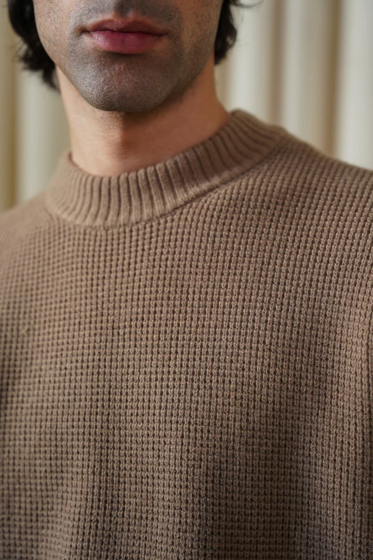 WAFFLE KNIT SWEATER - Image 6