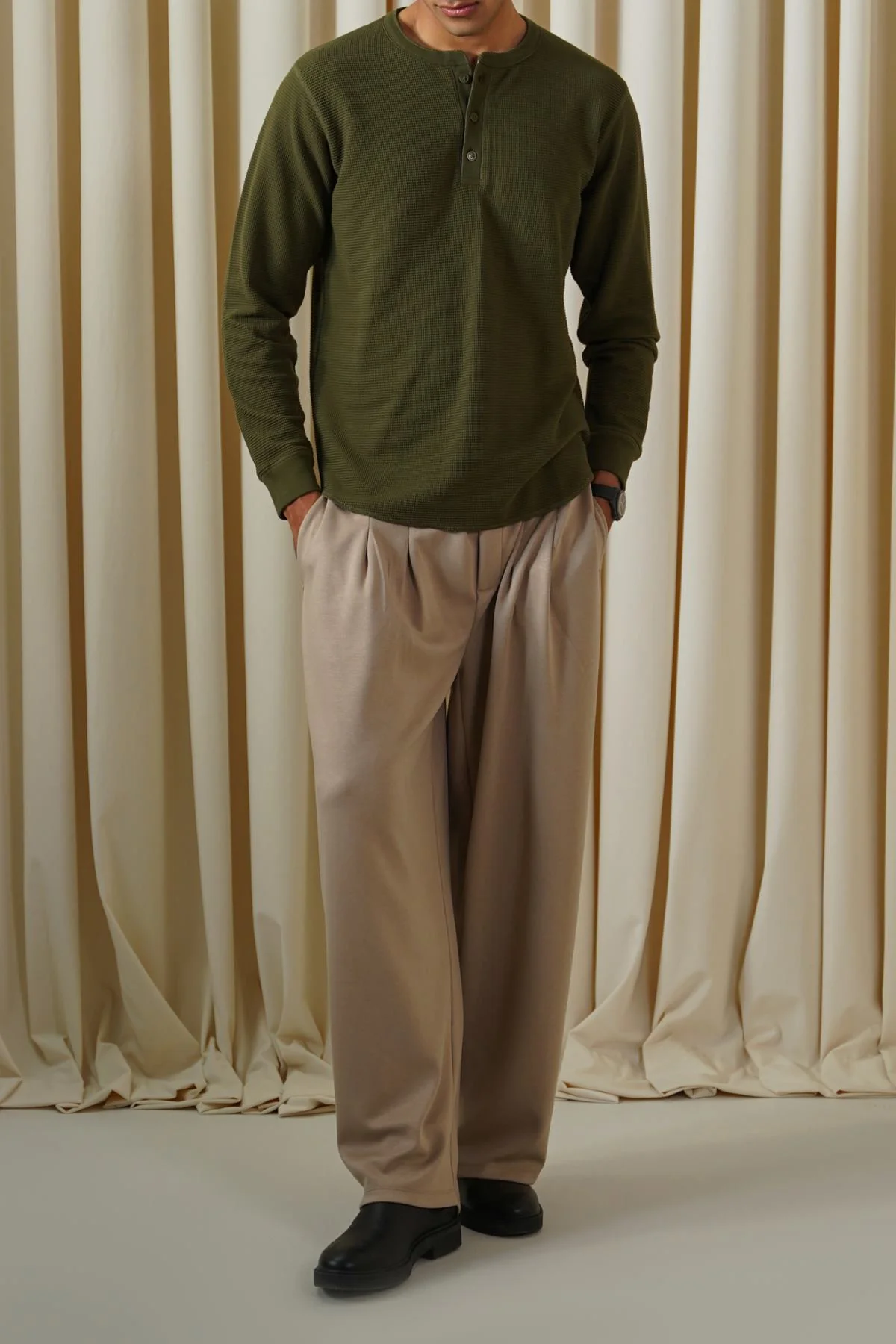 WAFFLE KNIT T-SHIRT - Image 4