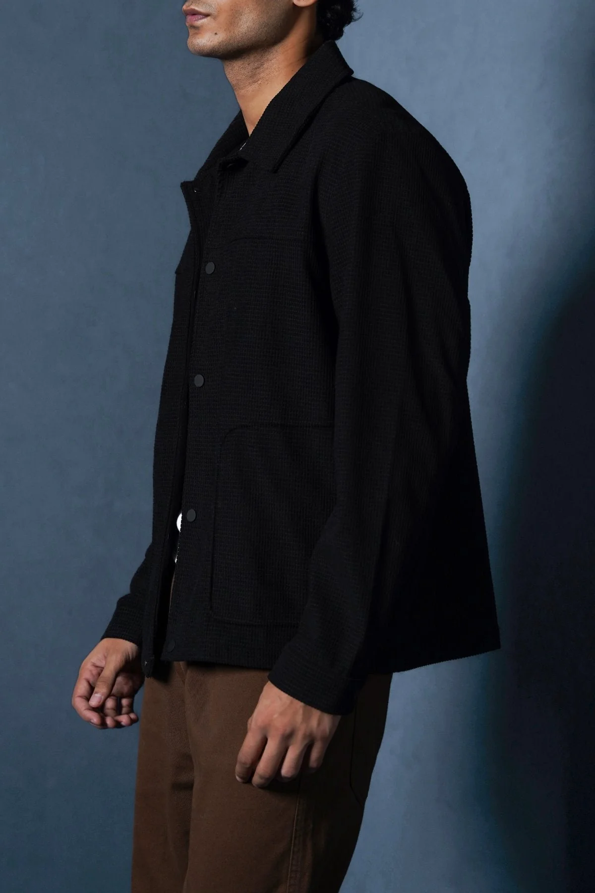 WAFFLE-TEXTURED JACKET - Image 2