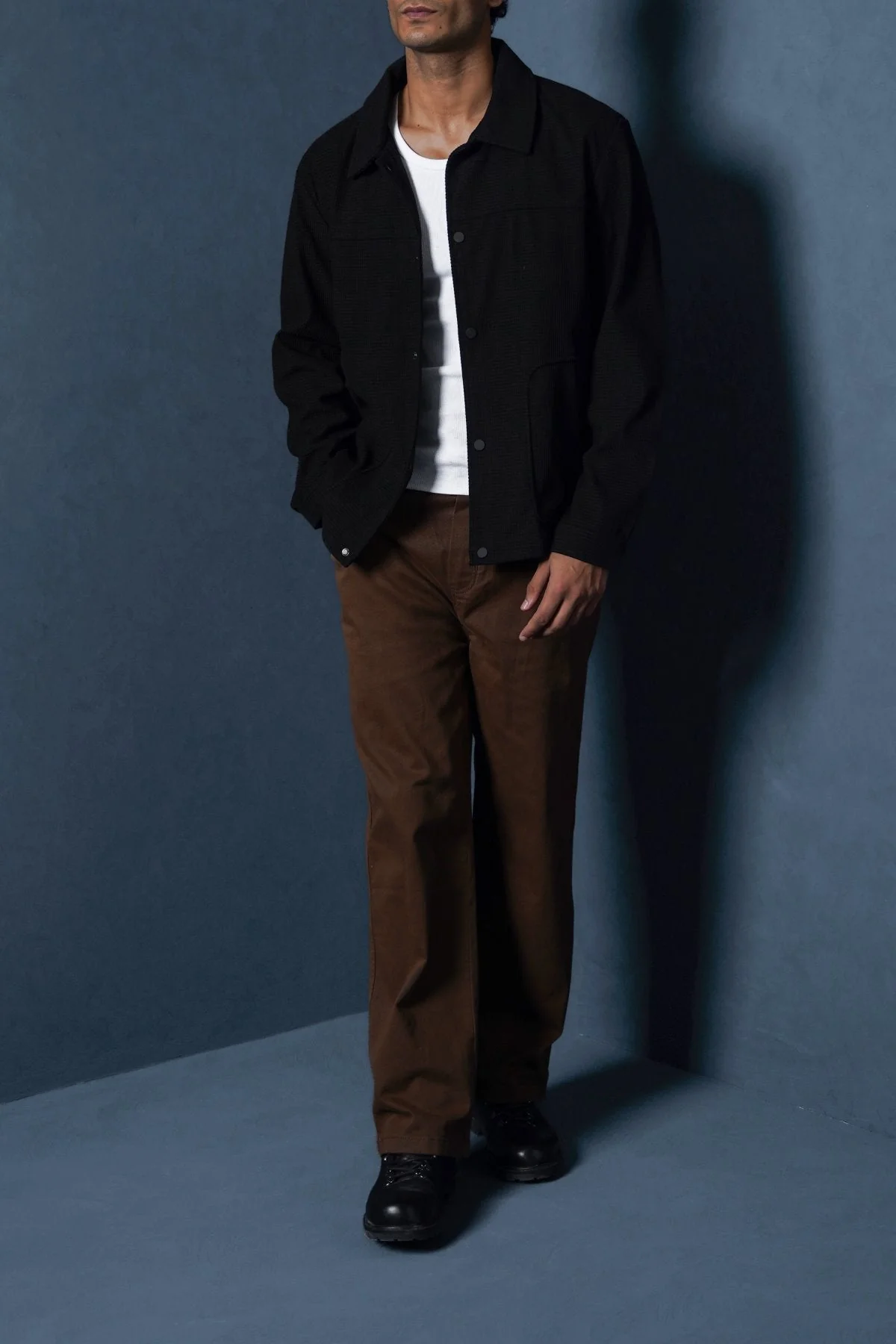 WAFFLE-TEXTURED JACKET - Image 4
