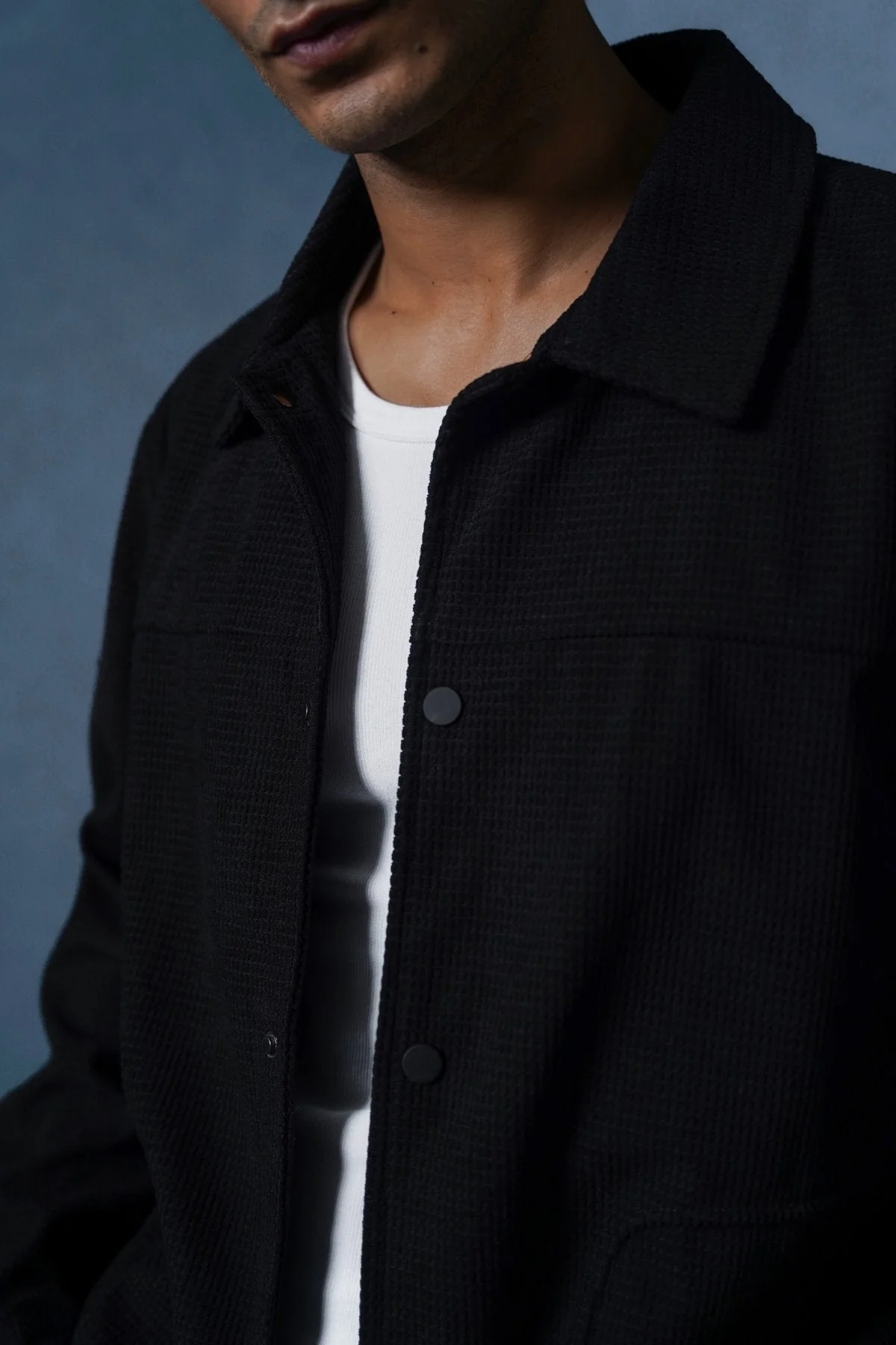 WAFFLE-TEXTURED JACKET - Image 6