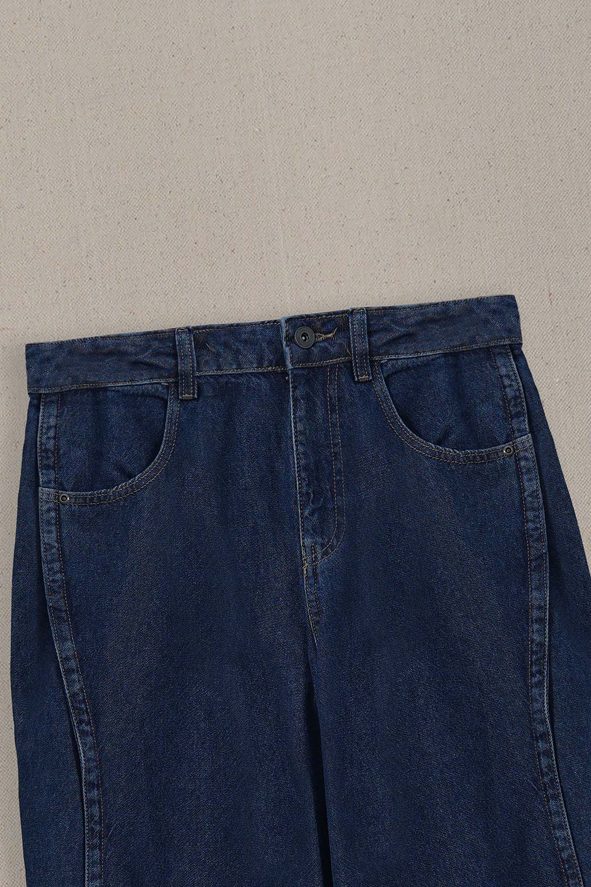 WIDE COTTON JEANS - Image 7