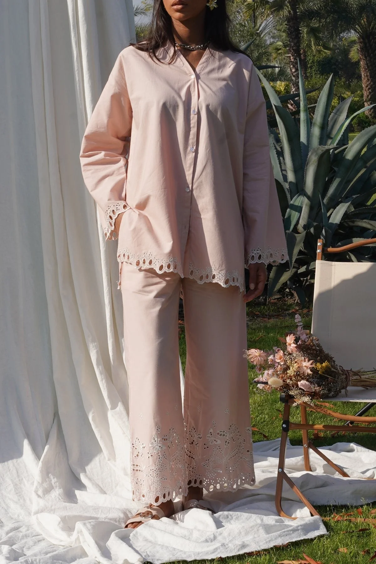 WILD BALLERINA CUTWORK PANTS - Image 4