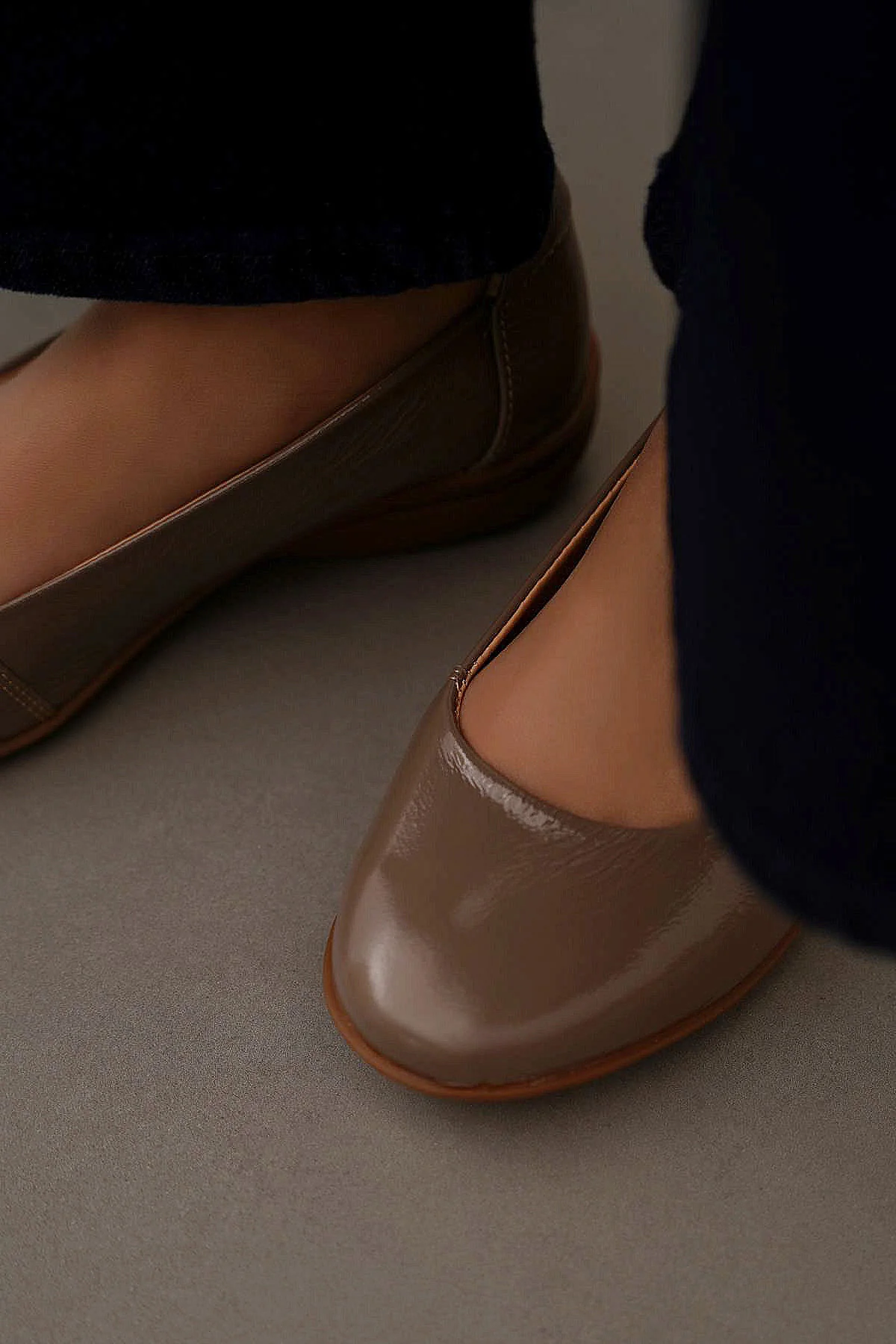 WRINKLE LEATHER PUMPS - Image 3