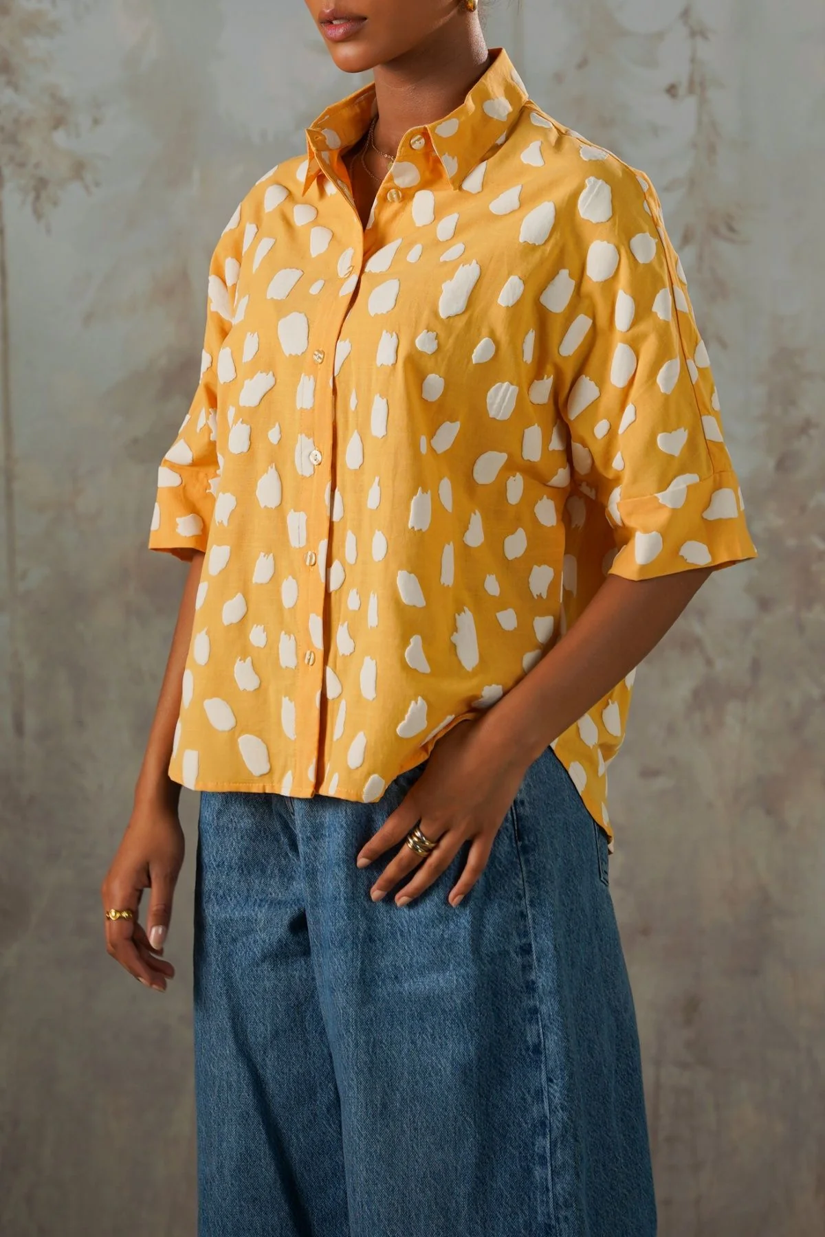 YELLOW MOSS SAFARI SHIRT - Image 3