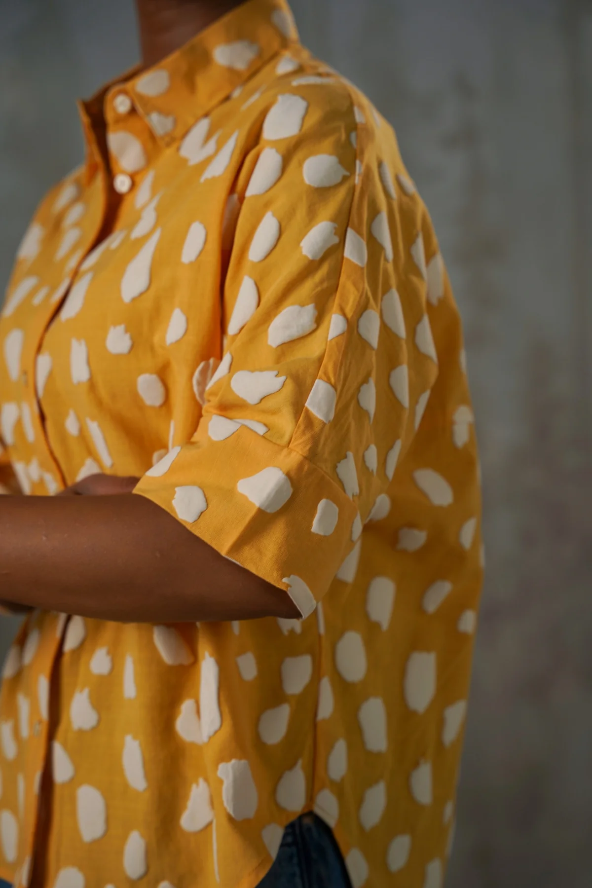 YELLOW MOSS SAFARI SHIRT - Image 4